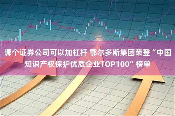 哪个证券公司可以加杠杆 鄂尔多斯集团荣登“中国知识产权保护优质企业TOP100”榜单